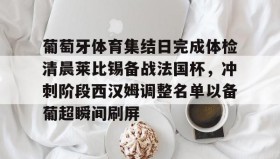 九游娱乐app官网-葡萄牙体育集结日完成体检清晨莱比锡备战法国杯，冲刺阶段西汉姆调整名单以备葡超瞬间刷屏的简单介绍